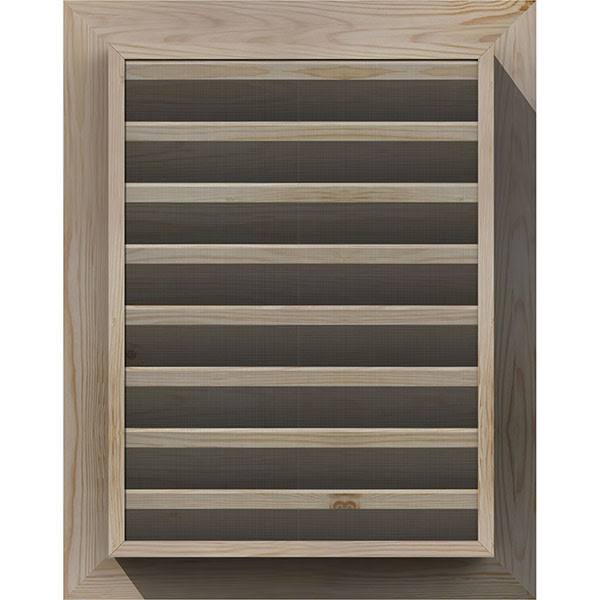 20-in W x 12-in H Smooth Pine Gable Vent E7244