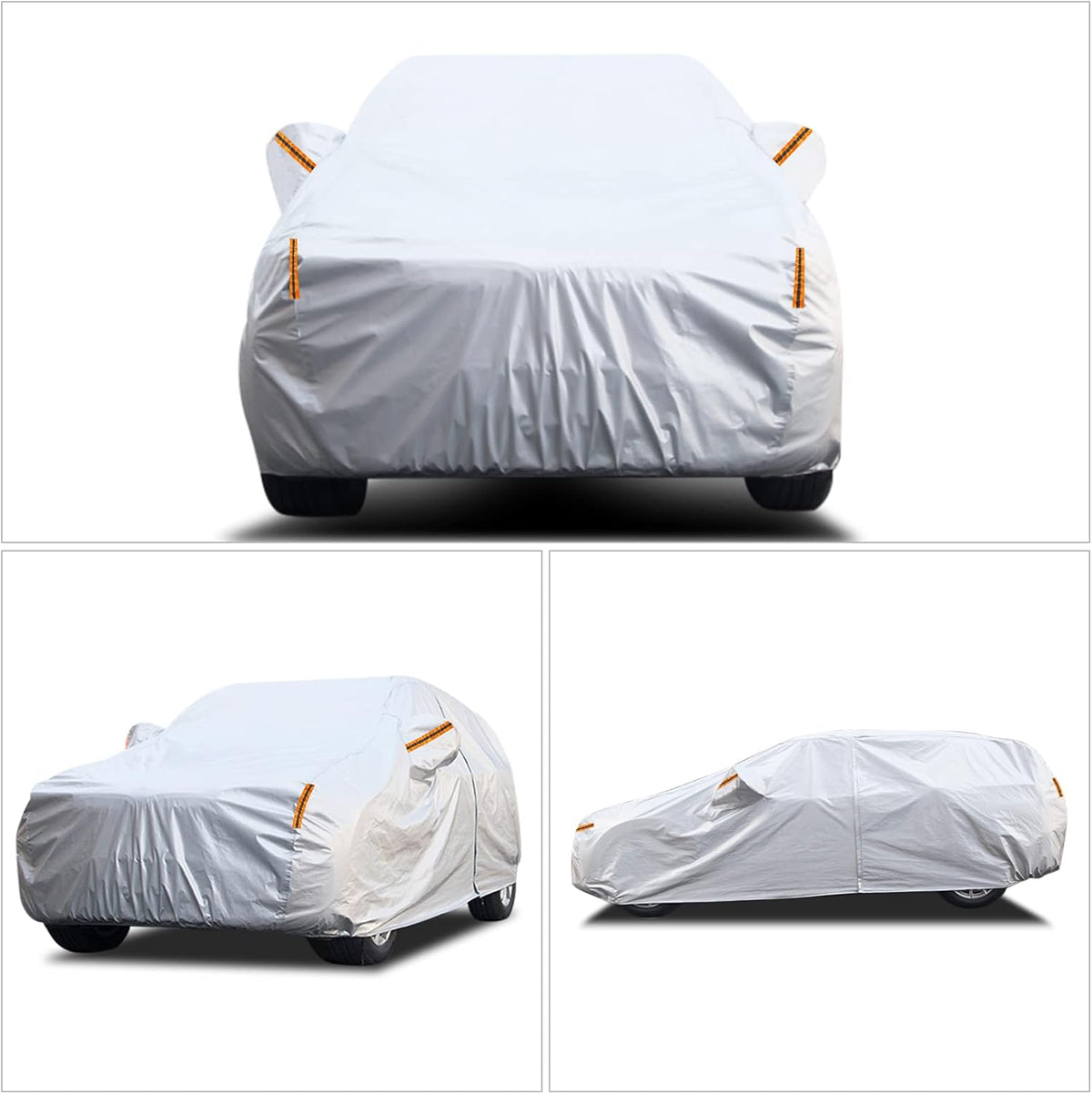 Waterproof Car Cover with Driver Door Zipper H3623