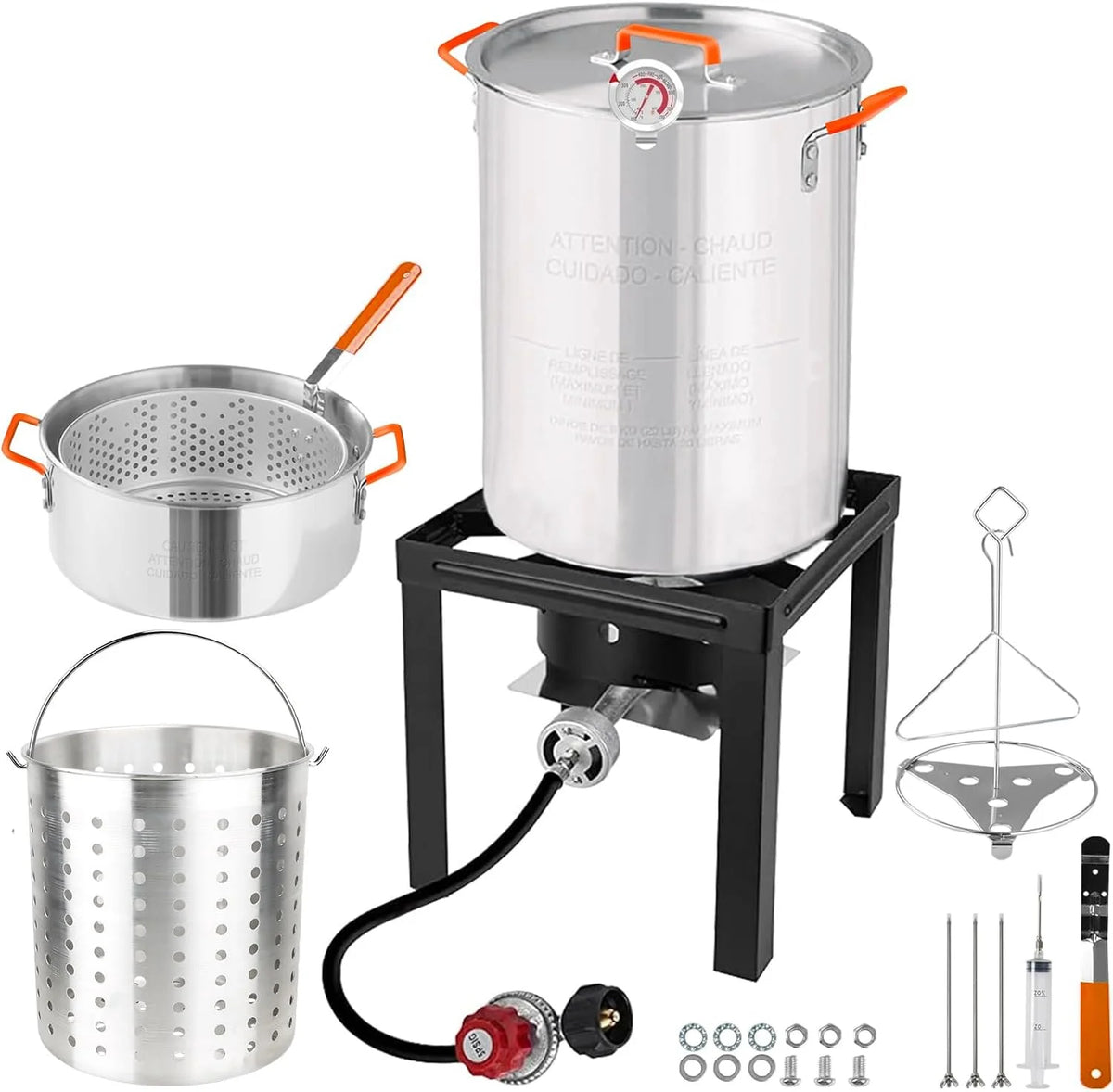 10 Quart Aluminum Propane Outdoor Fish Fryer Set J5901