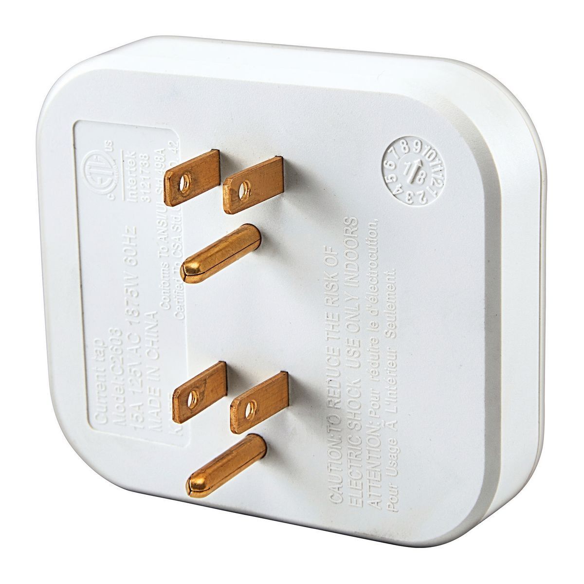 6 Outlet Grounded Adapter A313247