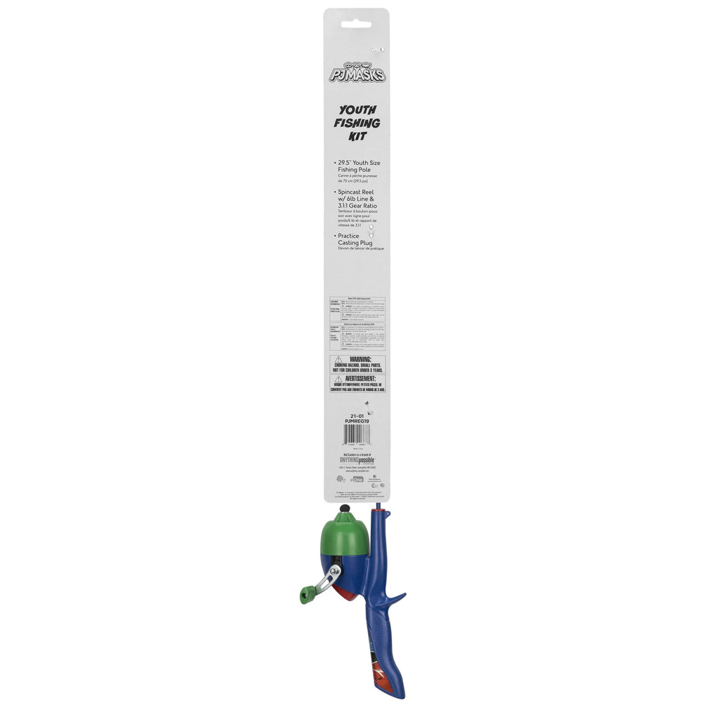 PJ Masks Rod and Reel Spincast Fiberglass Combo R103141