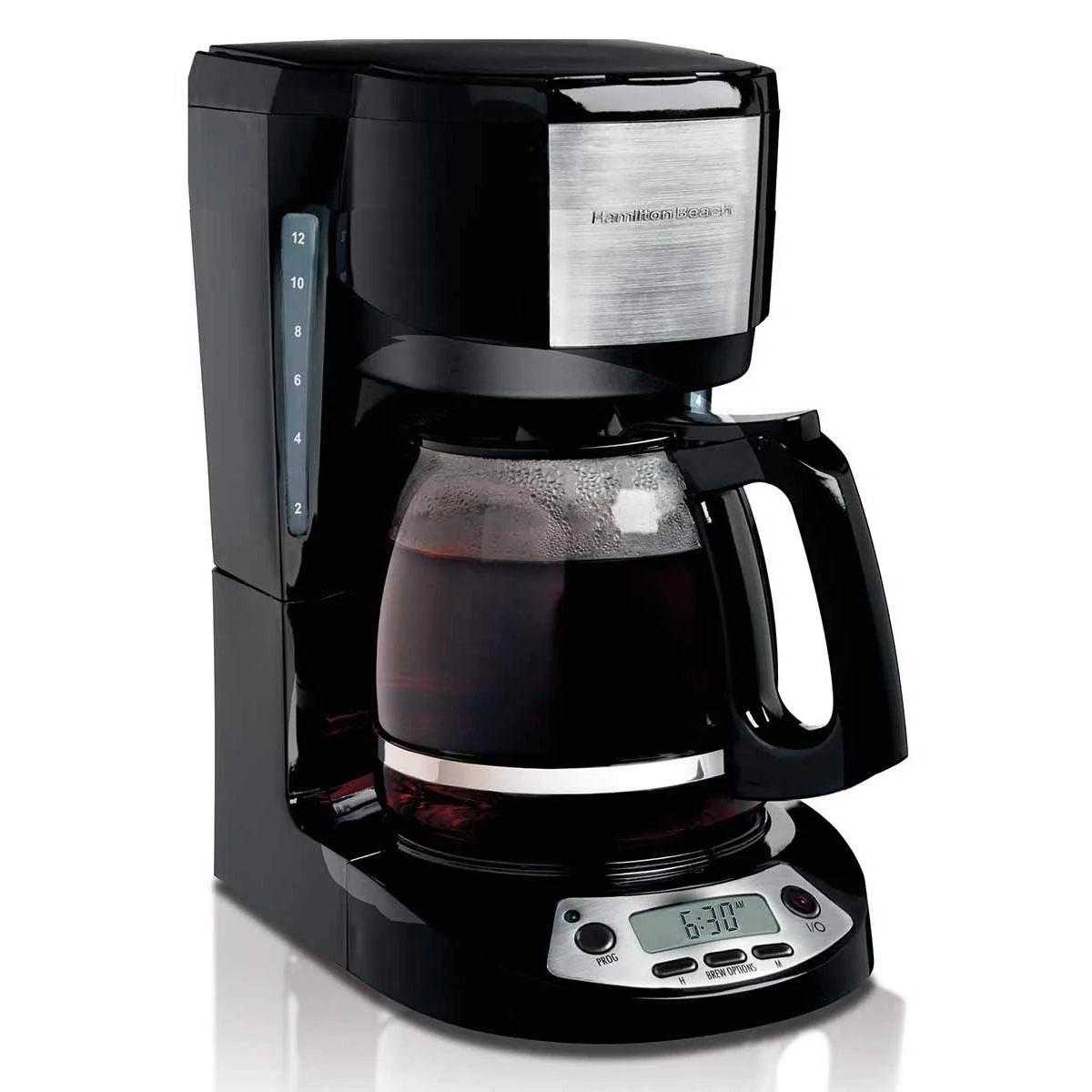 12 Cup Programmable Black Coffee Maker L3791
