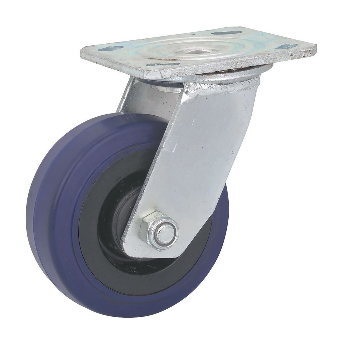 5 in. Rubber Swivel Caster O7006