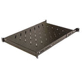 1U 19-inch Fixed 4-Post Rack Mount Server Shelf Black O200