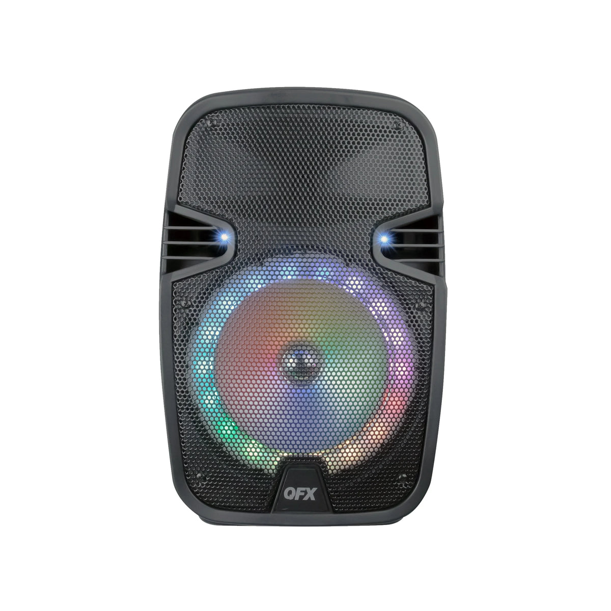 8” Bluetooth Rechargeable Speaker with LED Party Lights and Wired Microphone M9961