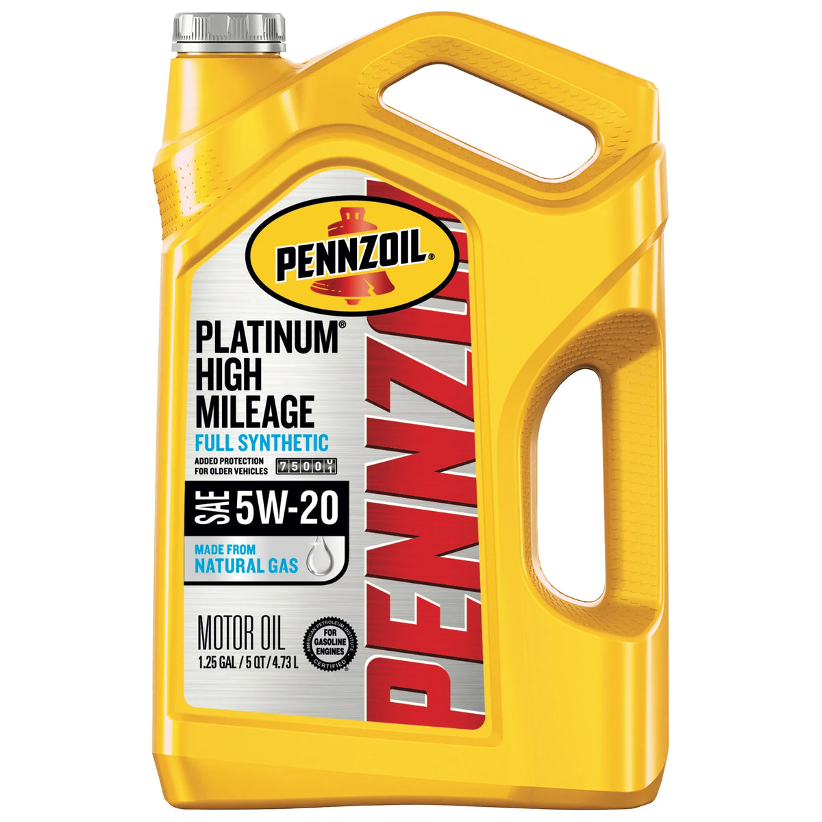Full Synthetic High Mileage 5W-20 Motor Oil, 5 Quart O578010