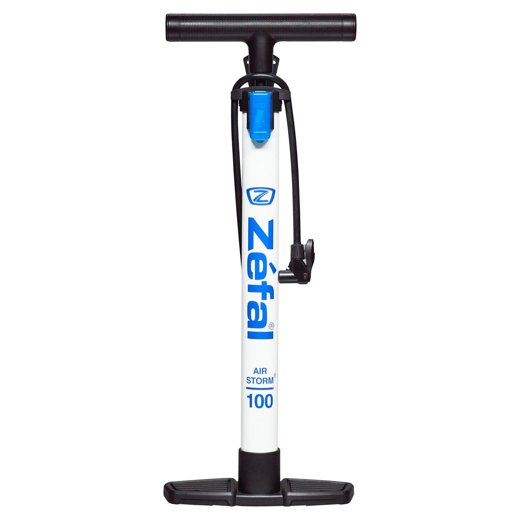 Bicycle Floor Pump, 100 Psi, Presta, Schrader Compatible V993789