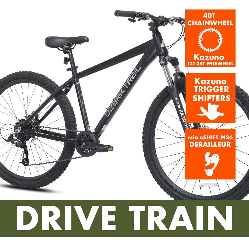 Black Medium Frame Mountain Bike M127