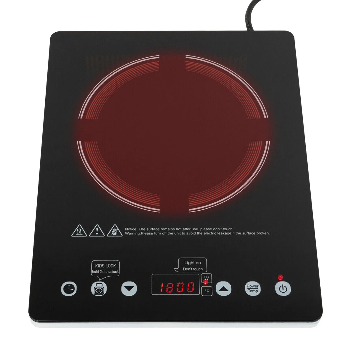 1800w Ceramic Electric Cooktop W535