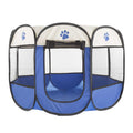 Pop-Up Pet Playpen with Carrying Case Blue W207