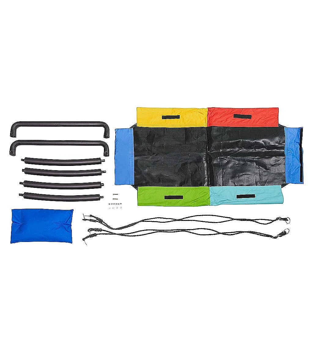 Platform Swing with Padded Steel Frame and Oxford Cloth Mat L16394