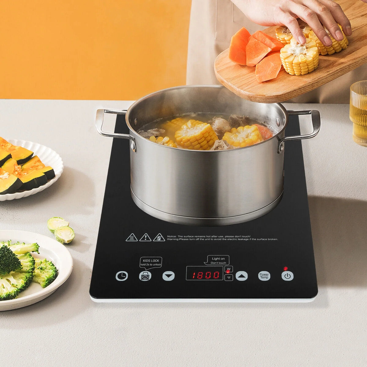 1800w Ceramic Electric Cooktop W535