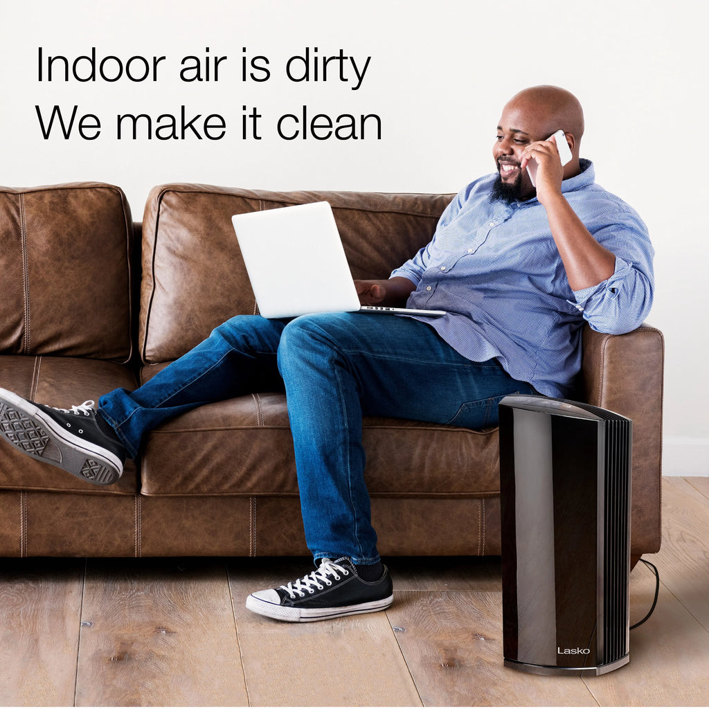 White Desktop Air Purifier with Timer U74933