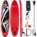 11' Inflatable Stand Up Paddle Board with Bag Paddle Pump Red O103556