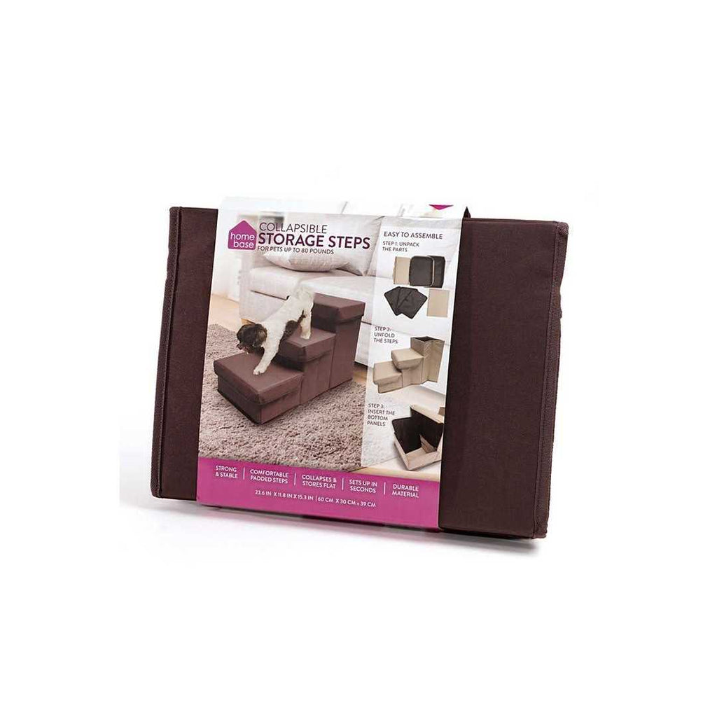 Padded 3 Step Pet Storage Foldable Steps F820