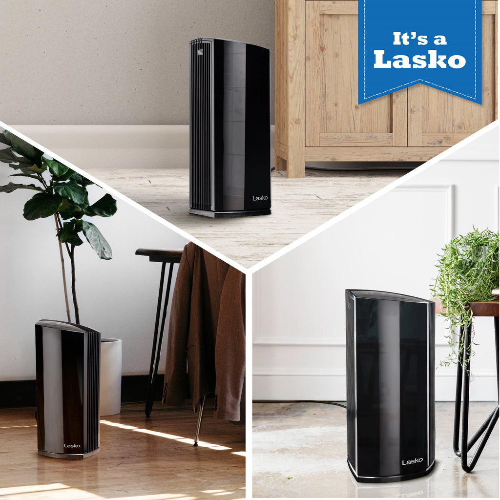 White Desktop Air Purifier with Timer U74933