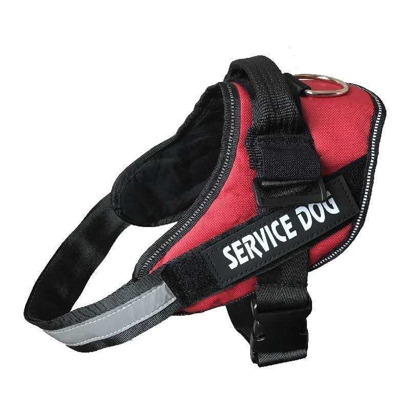 Service Dog Vest with Hook and Loop Straps and Detachable Backpacks in 7 Sizes U645