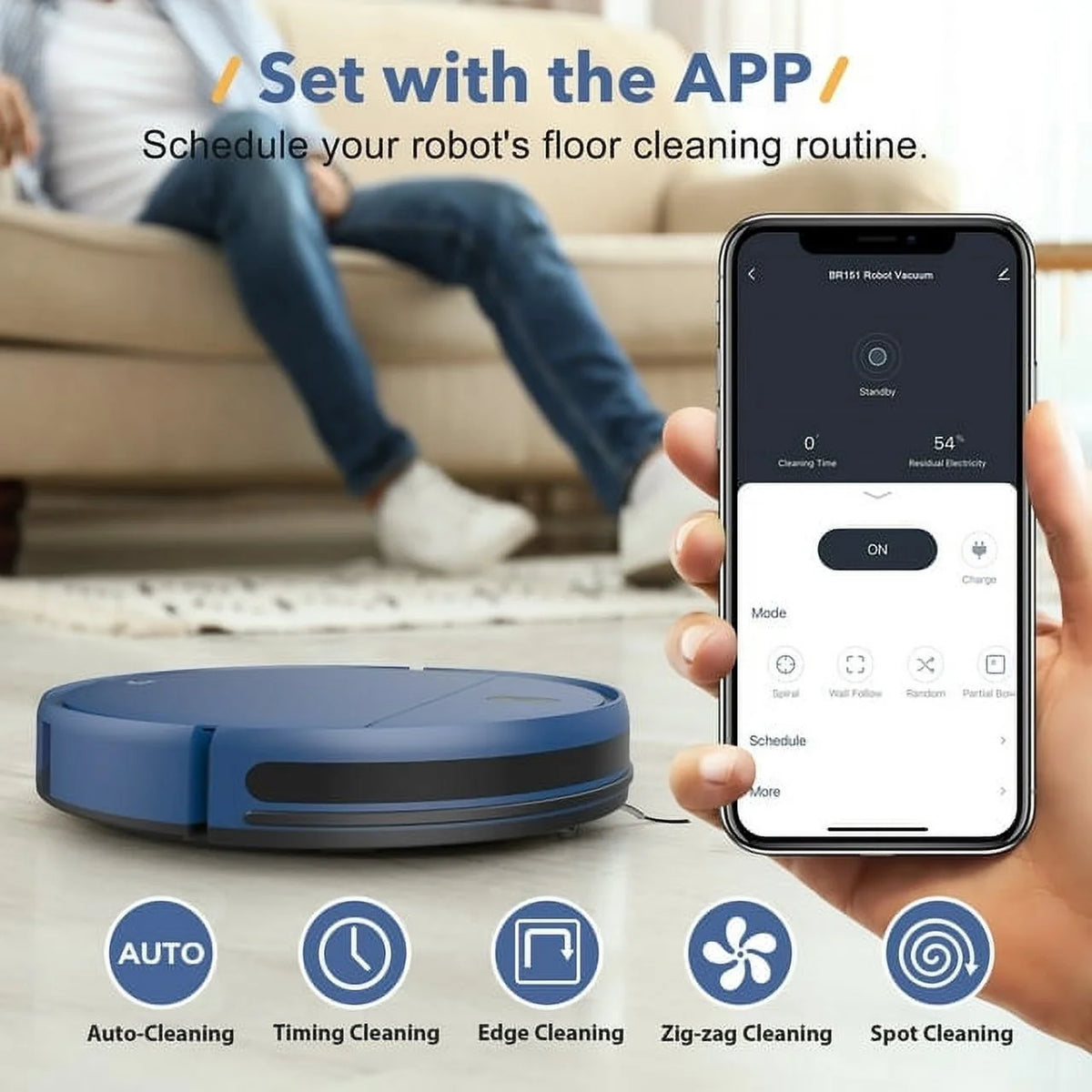 Robot Vacuum and Mop Combo N559