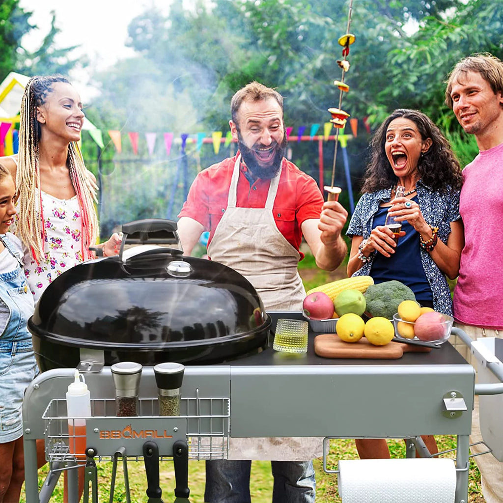 Grill Stand Cart for Charcoal Grills U36542