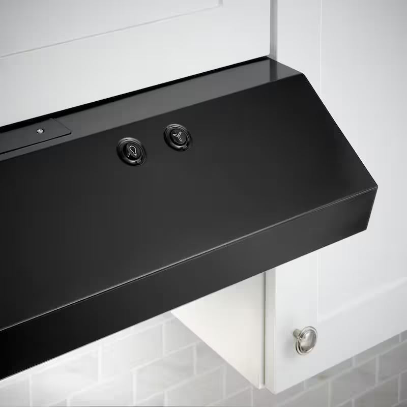 30 in. 240 CFM Convertible Under Cabinet Range Hood in Black U6842