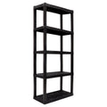 5-Tier Black Shelving Unit L38404