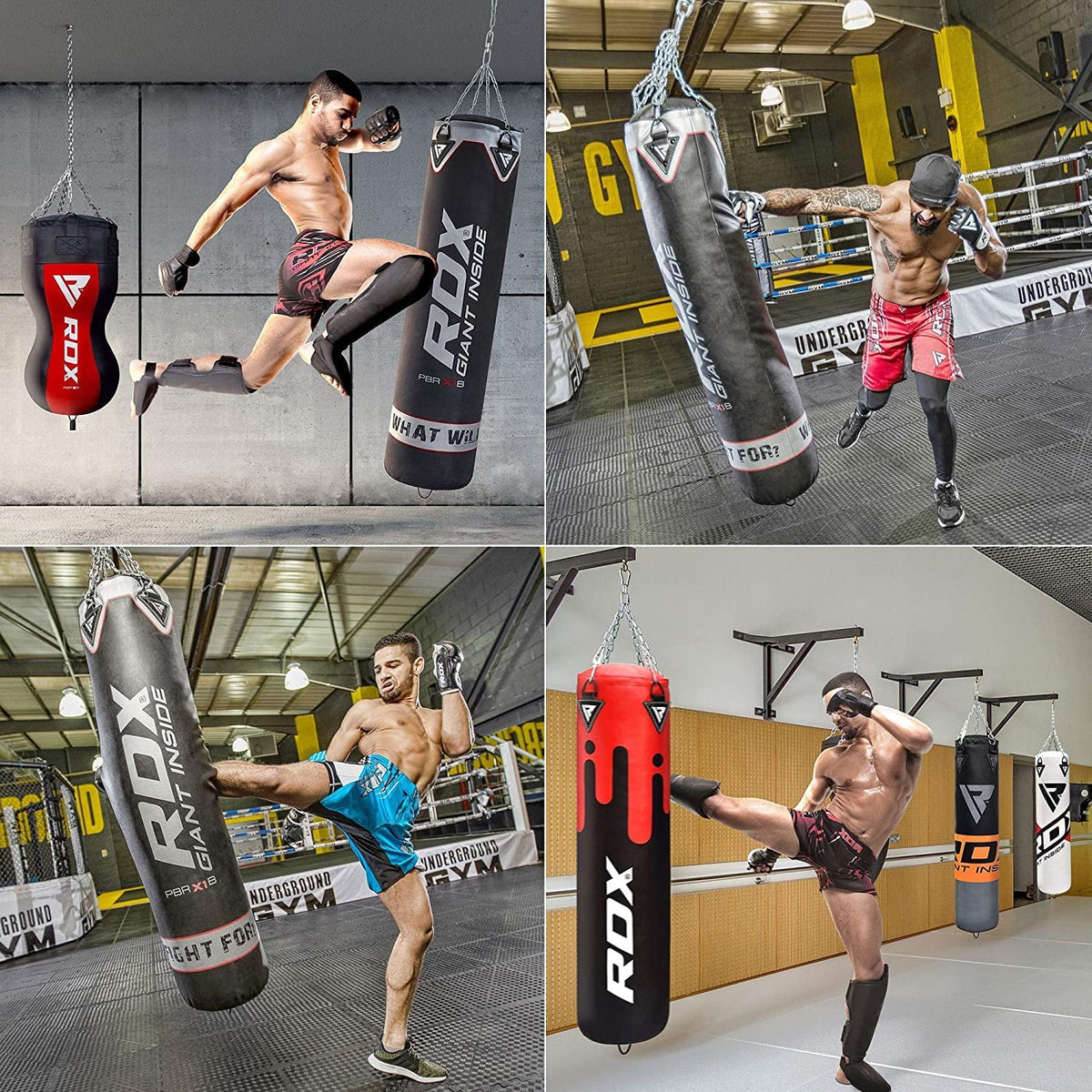 4ft 5ft White Heavy Punch Bag H16209