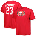 Men's Big & Tall Player Name & Number T-Shirt Q629048