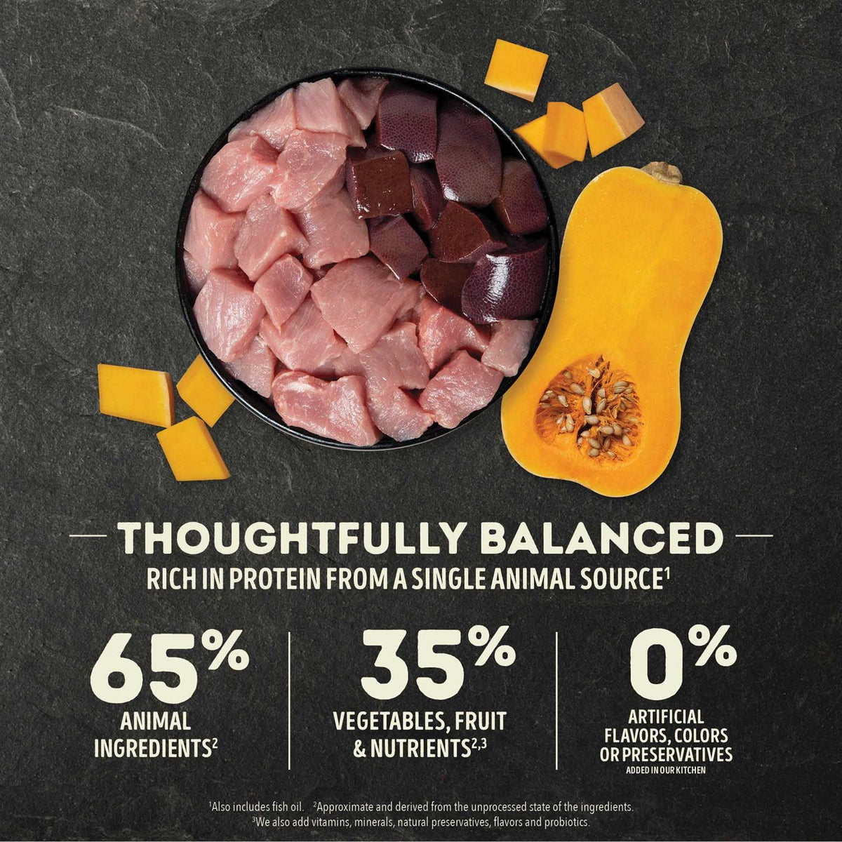 Pork Squash Dry Dog Food X648