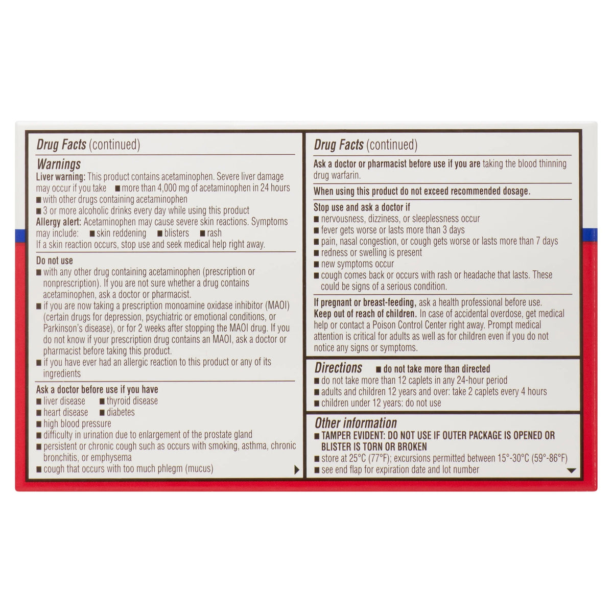 Maximum Strength Sinus Severe Congestion Relief Caplets, 20 Count I1827