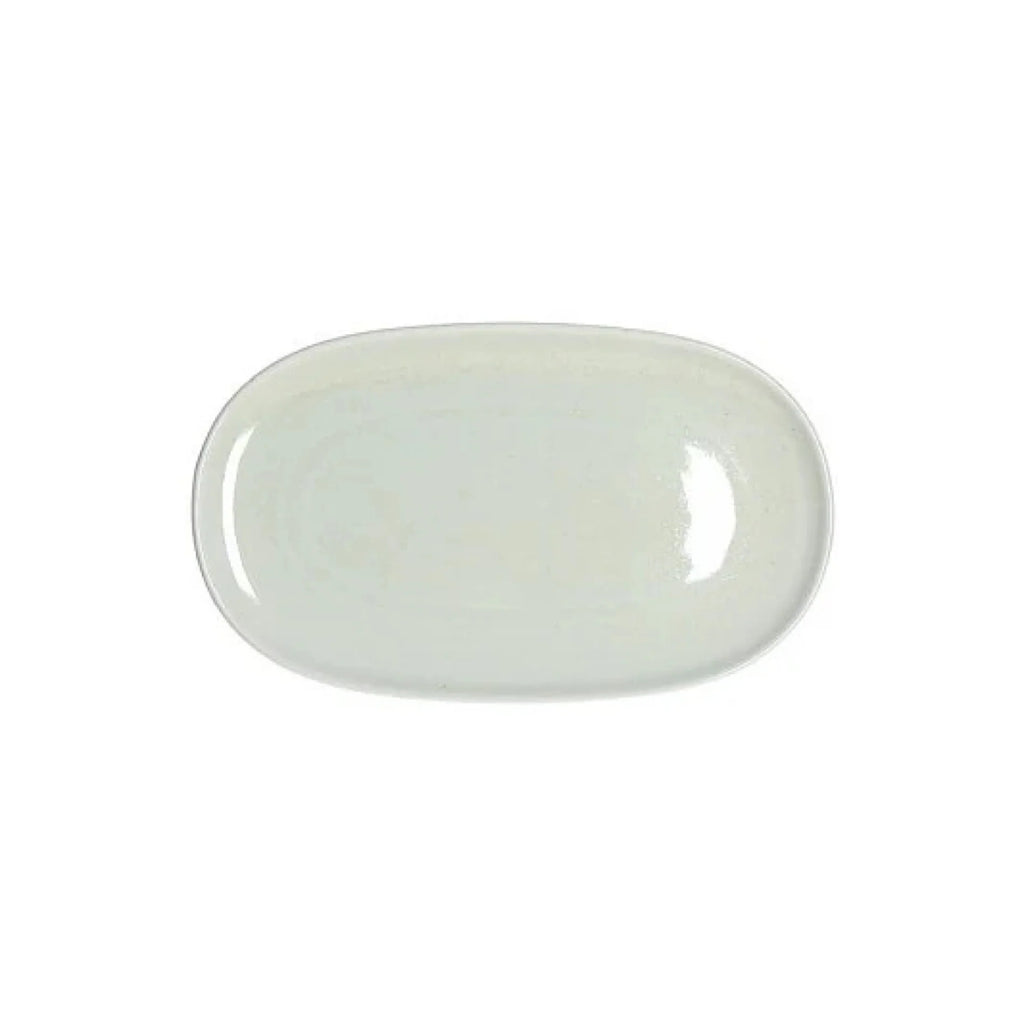 Oval Plate 25cm Grey X534