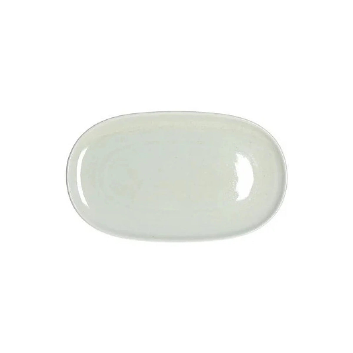 Oval Plate 25cm Grey X534