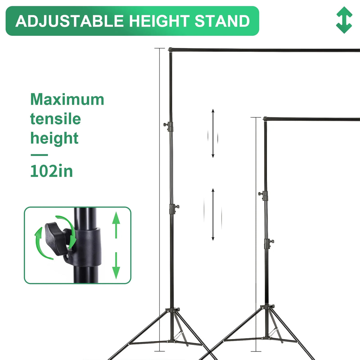 100 inch Portable Projector Screen with Stand N364596