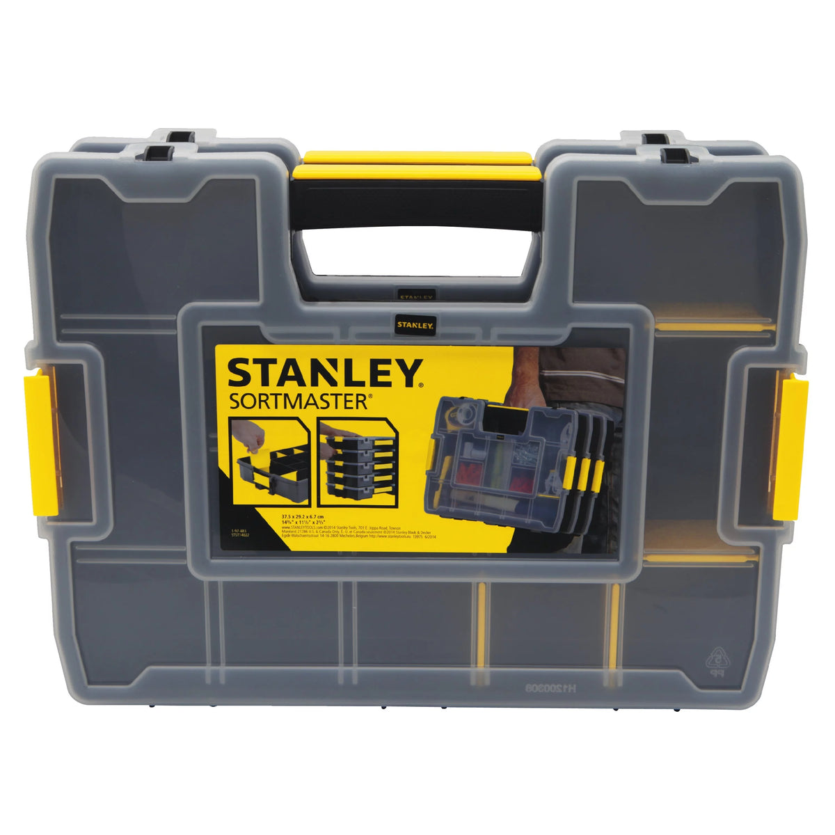 Yellow Tool Box and Tool Organizer T216733