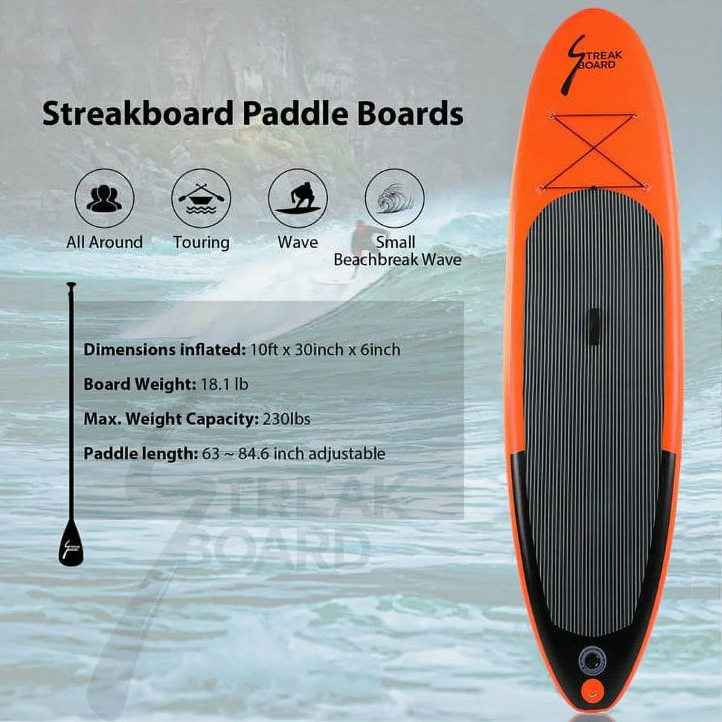 Portable 10' Inflatable Stand Up Paddle Board E644