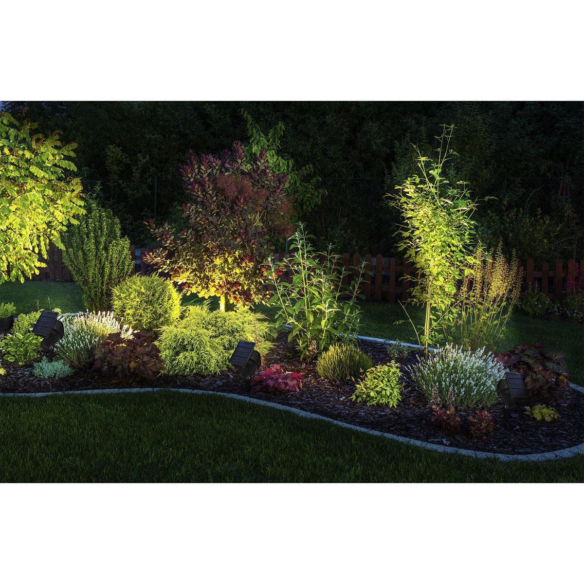 40 Lumen 8 in. Solar LED Spotlight H3045