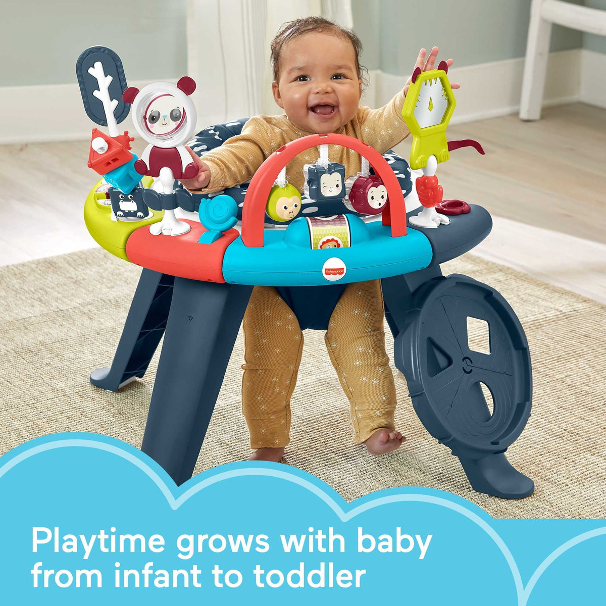 3-in-1 Infant Activity Center and Toddler Play Table C9481