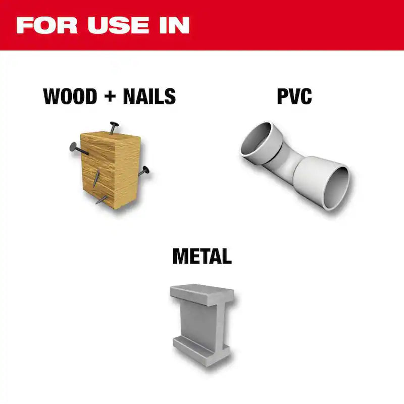 9 in. 7/11 TPI Reciprocating Saw Blades 5-Pack U3869
