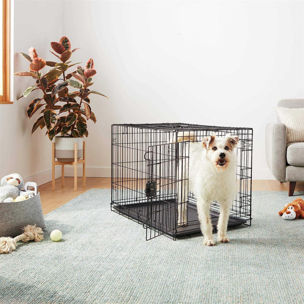Foldable Metal Wire Dog Crate with Tray X9487