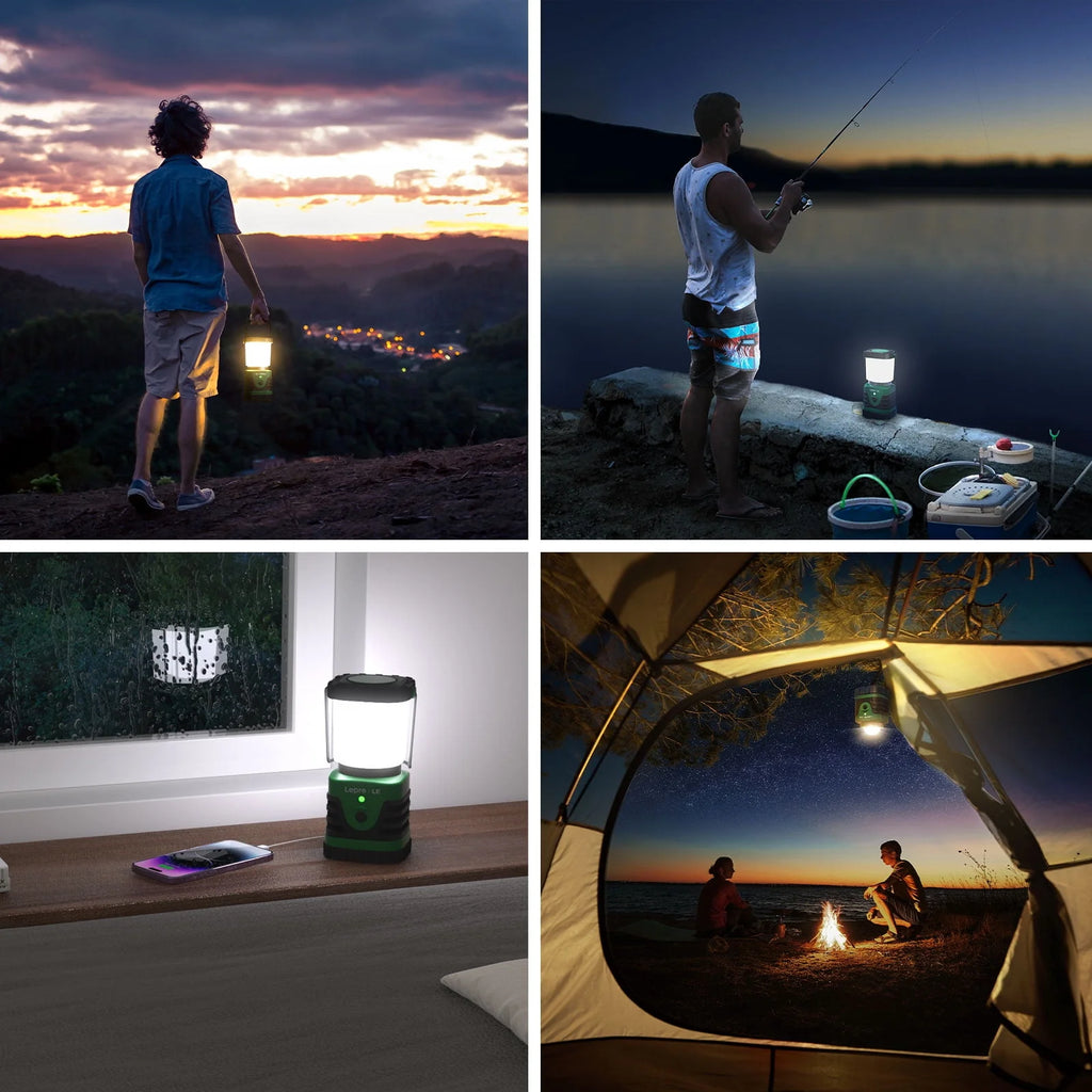 LED Camping Lantern Rechargeable 1000LM 4400mAh S56364