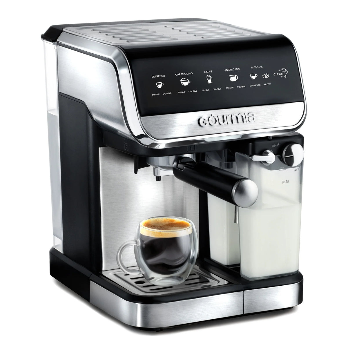 Espresso, Cappuccino, Latte & Americano Maker with Automatic Frothing O646752