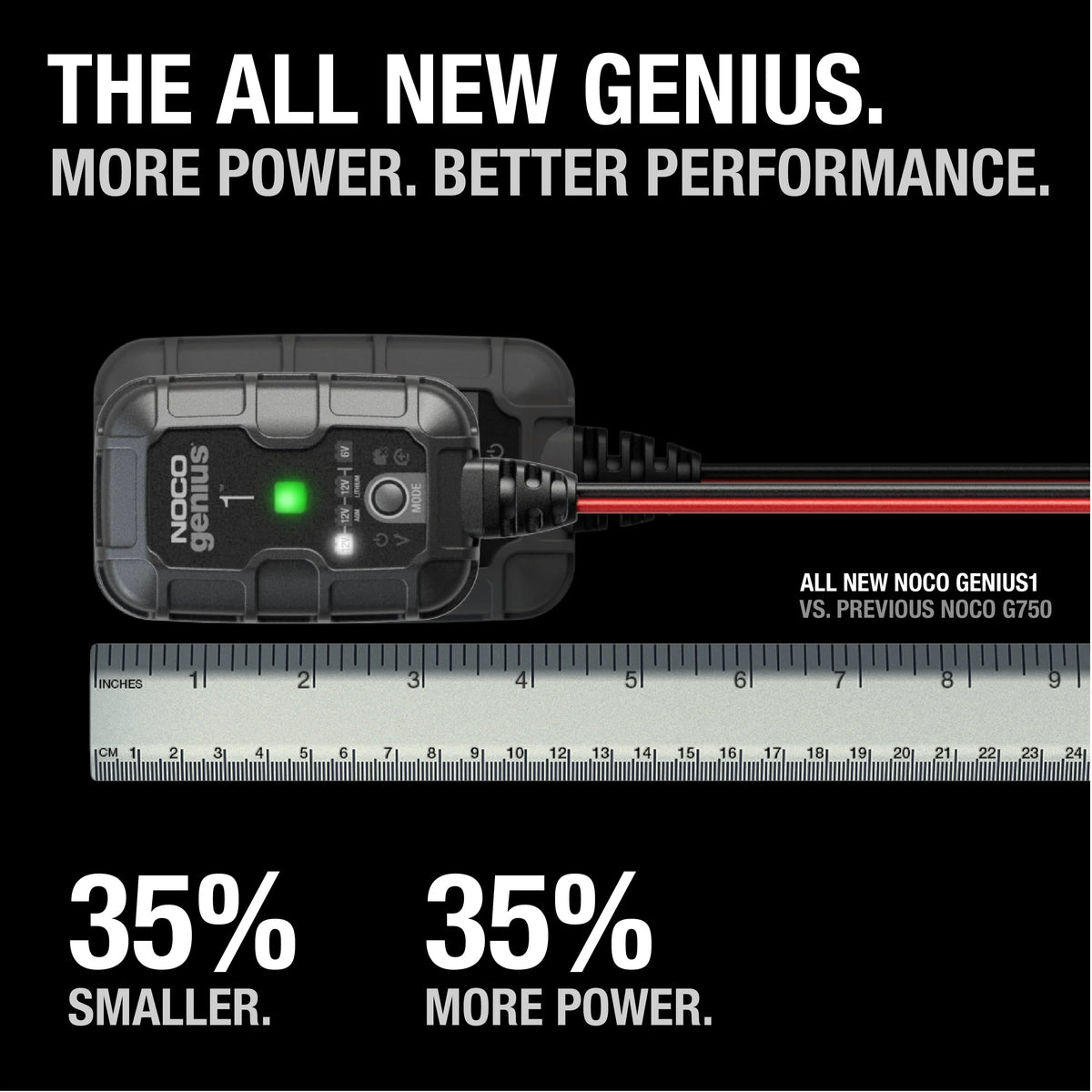 6V/12V 1A Smart Battery Charger and Maintainer U530